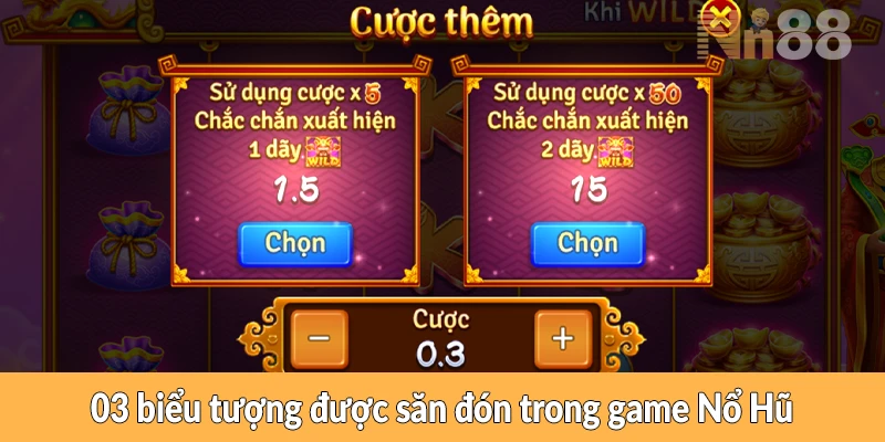 03 biểu tượng được săn đón trong game Nổ Hũ 03 biểu tượng được săn đón trong game Nổ Hũ