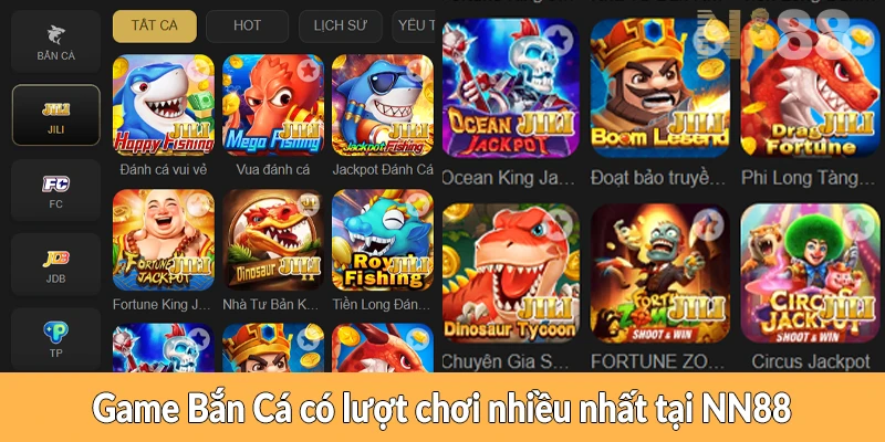 Game Bắn Cá có lượt chơi nhiều nhất tại NN88 Game Bắn Cá có lượt chơi nhiều nhất tại NN88
