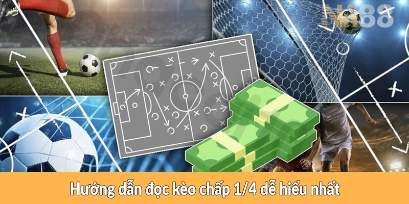 Hướng dẫn đọc kèo chấp 1/4 dễ hiểu nhất Hướng dẫn đọc kèo chấp 1/4 dễ hiểu nhất