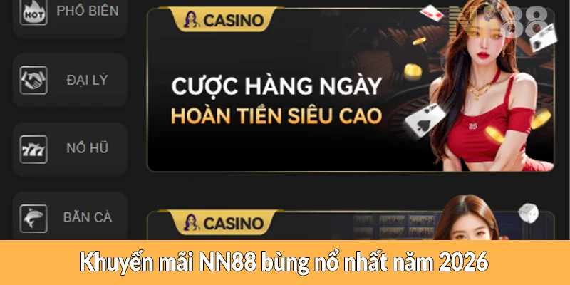 Khuyến mãi NN88 bùng nổ nhất năm 2026 Khuyến mãi NN88 bùng nổ nhất năm 2026