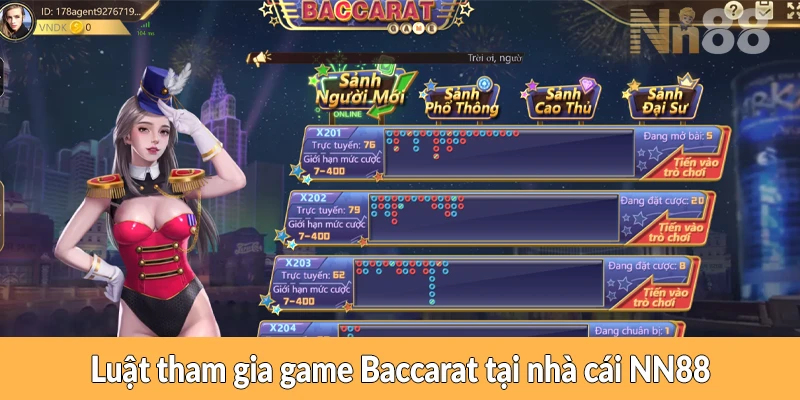 Luật tham gia game Baccarat tại nhà cái NN88 Luật tham gia game Baccarat tại nhà cái NN88